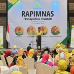 Rapat Pimpinan Nasional (Rapimnas) Organisasi sayap Partai Golkar Pengajian Al Hidayah di di Hotel Sultan, Jakarta. (Liputan6.com/Nanda Perdana Putra)