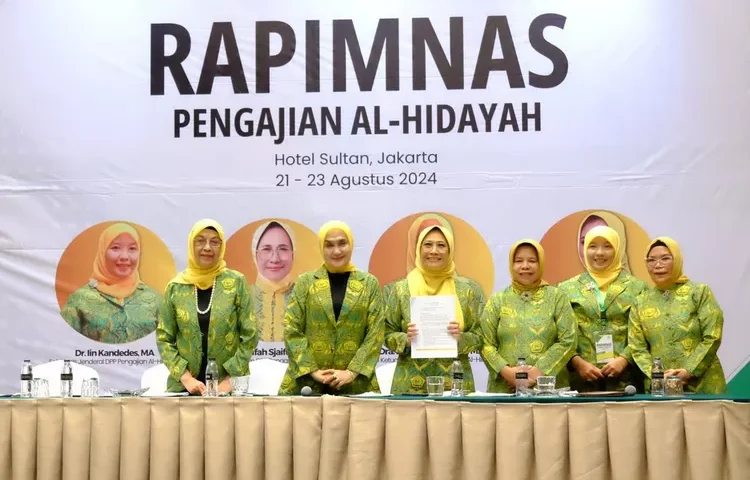 Pembukaan Rapat Pimpinan Nasional DPP Pengajian Al-Hidayah di Hotel Sultan, Jakarta, Rabu (21/8/2024). (Dok. DPP Pengajian Al-Hidayah)