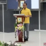 Ketua Umum Partai Golkar saat berpidato dalam Silaturahmi Perempuan Golkar dan Peringatan Hari Ibu di Kantor DPP Partai Golkar, Jakarta, Jumat (20/12/2024). (ANTARA/Bagus Ahmad Rizaldi)