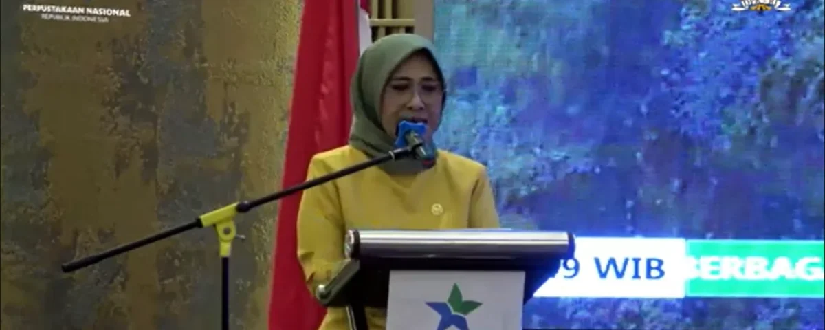 Ketua Komisi X DPR RI, Hetifah Sjaifudian, saat menyampaikan sambutannya dalam acara Seminar Literasi di Jakarta pada Senin, (25/11/2024)