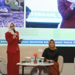 Marlinda Irwanti Poernomo saat menyampaikan pemaparan dalam Seminar Literasi yang digelar di Jakarta, pada Senin (25/11/2024).
